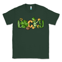Sports Green lucky st patrick s day Classic Tee - MaliasSmallBusiness