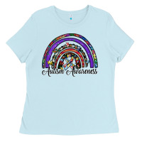 Baby Blue autism awareness Ladies Tee - SublimationCraftShop