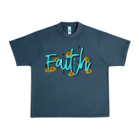 Midnight Navy faith Urban Heavy Tee - MaliasSmallBusiness