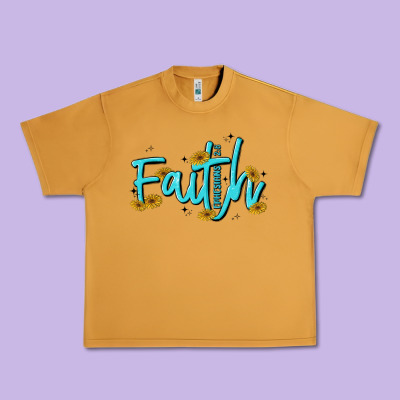 Faith Urban Heavy Tee Designed By Maliassmallbusiness
