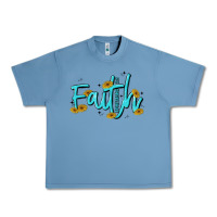 Pebble Blue faith Urban Heavy Tee - MaliasSmallBusiness