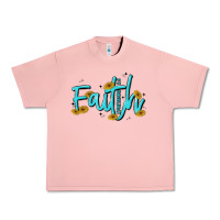 Salmon faith Urban Heavy Tee - MaliasSmallBusiness