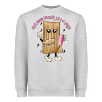 Heather Grey out here lookin like a snack Heavyweight Sweatshirt - MaliasSmallBusiness