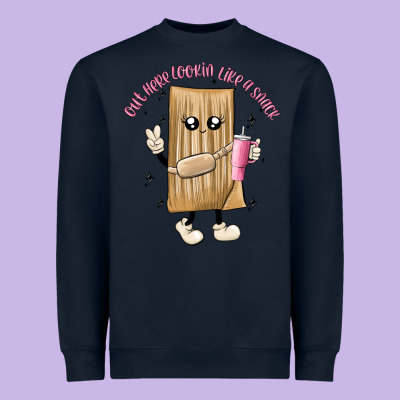 Out Here Lookin Like A Snack Heavyweight Sweatshirt Designed By Maliassmallbusiness