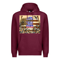 Burgundy no one will be taking my guns Premium Hoodie - TumblerDesignByShophia