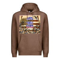 Chestnut no one will be taking my guns Premium Hoodie - TumblerDesignByShophia