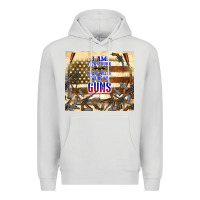 Dove Grey no one will be taking my guns Premium Hoodie - TumblerDesignByShophia