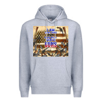 Heather Grey no one will be taking my guns Premium Hoodie - TumblerDesignByShophia