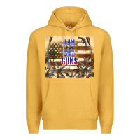 Mustard no one will be taking my guns Premium Hoodie - TumblerDesignByShophia