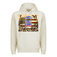 Oatmeal Heather no one will be taking my guns Premium Hoodie - TumblerDesignByShophia