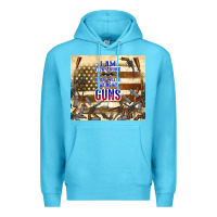 Ocean Blue no one will be taking my guns Premium Hoodie - TumblerDesignByShophia