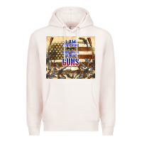 Pale Pink no one will be taking my guns Premium Hoodie - TumblerDesignByShophia