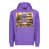 Purple no one will be taking my guns Premium Hoodie - TumblerDesignByShophia