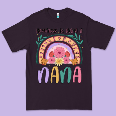 Happiness Is Being A Nana Premium Tee Designed By Jahusdesignshop