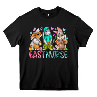 Black east nurse Heavy Core Tee - RacoonDesign