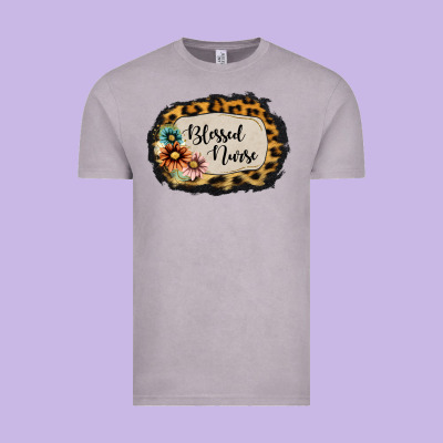 Blessed Nurse Vintage Tee Designed By Jasminsmagicworld