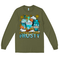Army Green feeling a little frosty coffee cups Long Sleeve Tee - NancyCooperArtShop