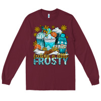 Burgundy feeling a little frosty coffee cups Long Sleeve Tee - NancyCooperArtShop