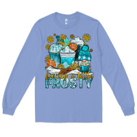 Colony Blue feeling a little frosty coffee cups Long Sleeve Tee - NancyCooperArtShop