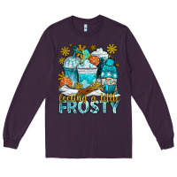 Plum feeling a little frosty coffee cups Long Sleeve Tee - NancyCooperArtShop