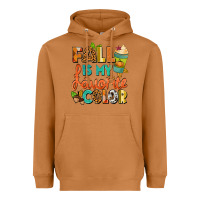 Meerkat Fall is my favorite color Heavyweight Hoodie - NancyCooperArtShop