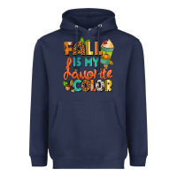 Navy Fall is my favorite color Heavyweight Hoodie - NancyCooperArtShop