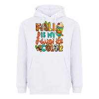 White Fall is my favorite color Heavyweight Hoodie - NancyCooperArtShop