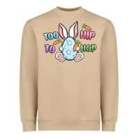 Mushroom too hip to hop easter Heavyweight Sweatshirt - MaliasSmallBusiness