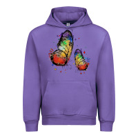 Tulip rainbow butterfly pride Urban Hoodie - FaDigitalArtStudio
