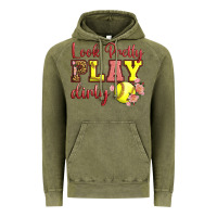 Vintage Olive Look Pretty Play Dirty Vintage Hoodie - LillyAllenDesigns
