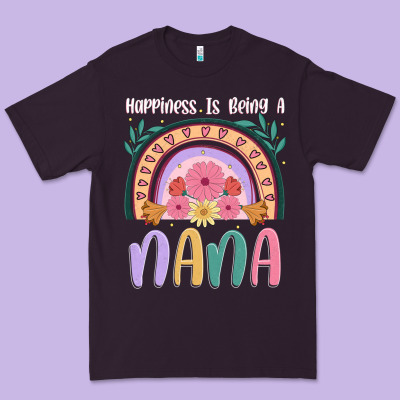 Happiness Is Being A Nana Premium Tee Designed By Jahusdesignshop
