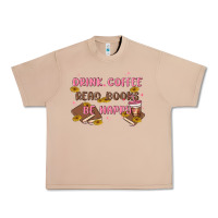 Burro drink coffee read books be happy Urban Heavy Tee - MaliasSmallBusiness