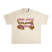 Sandshell drink coffee read books be happy Urban Heavy Tee - MaliasSmallBusiness