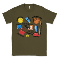 Army Green softball mom Classic Tee - MaliasSmallBusiness