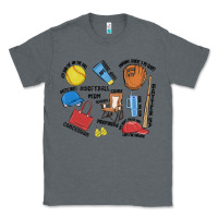 Charcoal Heather softball mom Classic Tee - MaliasSmallBusiness