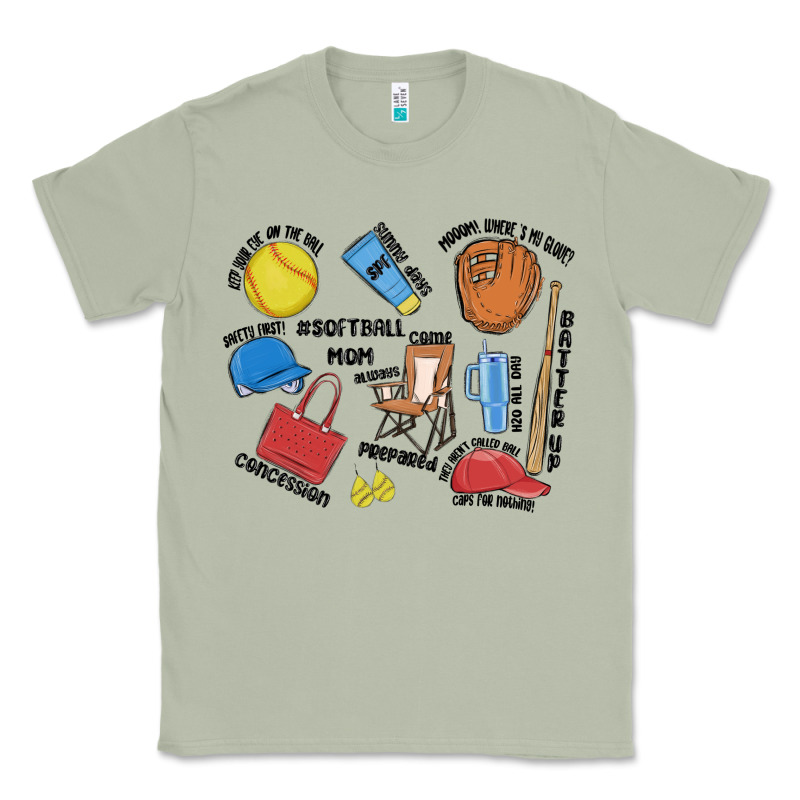 Softball Mom Classic Tee by MaliasSmallBusiness | Teevron