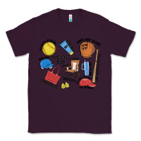 Plum softball mom Classic Tee - MaliasSmallBusiness