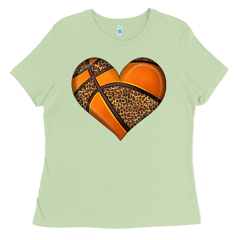 Basketball Heart Ladies Tee by HRA Design Shop | Teevron