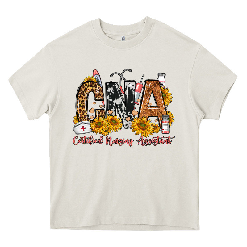 Cna Certified Nursing Assistant Heavy Core Tee by FaDigitalArtStudio | Teevron