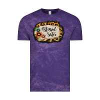 Cloud Purple Blessed Sister Vintage Tee - Jasminsmagicworld