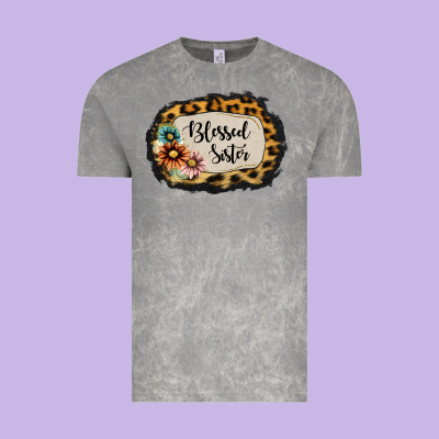 Blessed Sister Vintage Tee Designed By Jasminsmagicworld