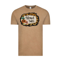 Vintage Coffee Blessed Sister Vintage Tee - Jasminsmagicworld