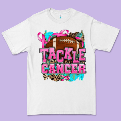 Tackle Cancer Premium Tee Designed By Adodesignshop