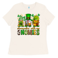 Bone St. Patrick's Day shamrockin' with my gnomies Ladies Tee - Neo Western