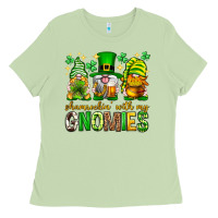 Matcha St. Patrick's Day shamrockin' with my gnomies Ladies Tee - Neo Western