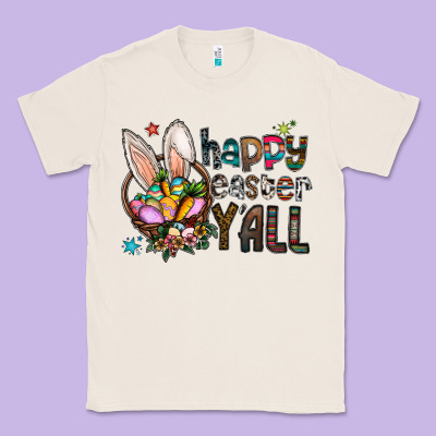 Happy Easter Y All Classic Tee Designed By Cowhidedigitalart