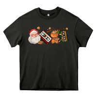 Asphalt coffee cup santa cassette cookie Heavy Core Tee - FaDigitalArtStudio