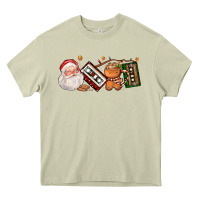 Mossy coffee cup santa cassette cookie Heavy Core Tee - FaDigitalArtStudio