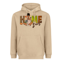 Home Girl Fall Afro Girl Heavyweight Hoodie | Teevron