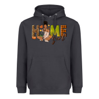Smoke Home girl Fall afro girl Heavyweight Hoodie - NancyCooperArtShop